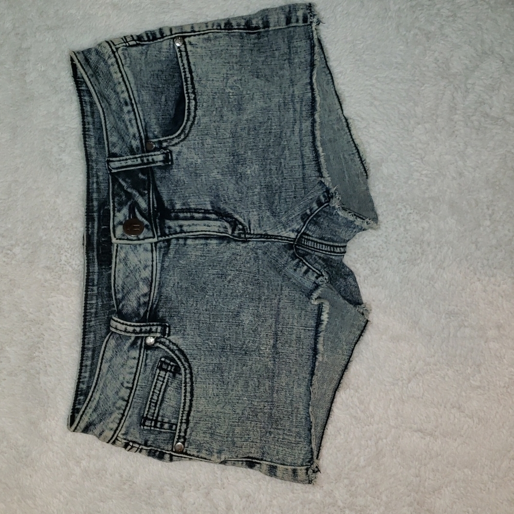 Light Wash Jean Shorts